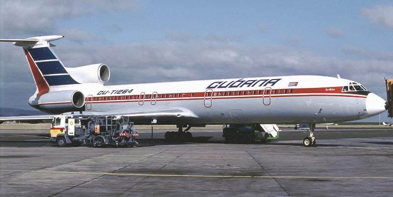 Cubana Airlines Tu-154 Havana Airport